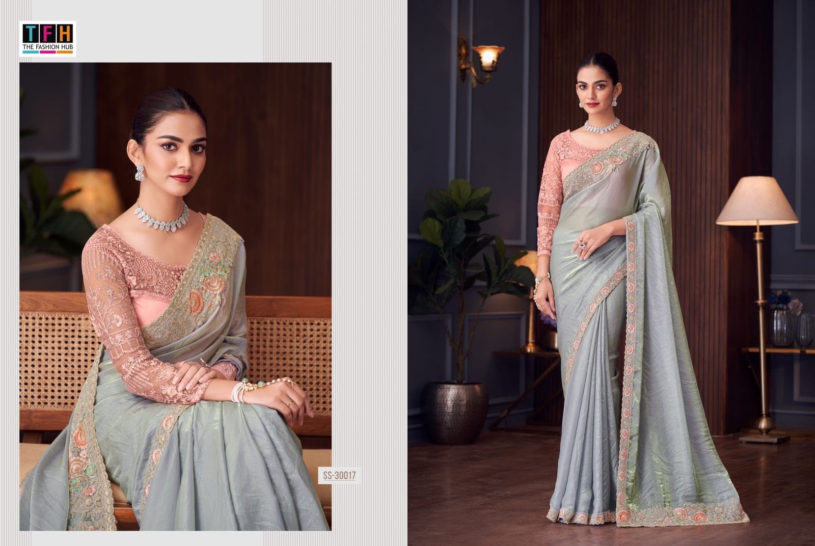 The Fashion Hub Sarees Are Crafted With Multiple High- Quality Fabric With Vibrant Color