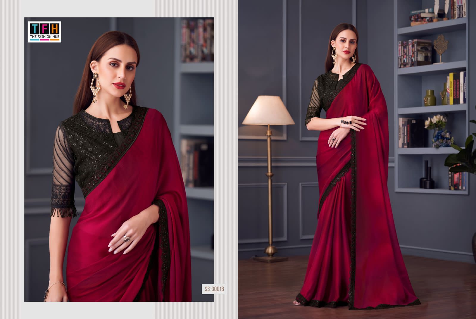 The Fashion Hub Sarees Are Crafted With Multiple High- Quality Fabric With Vibrant Color