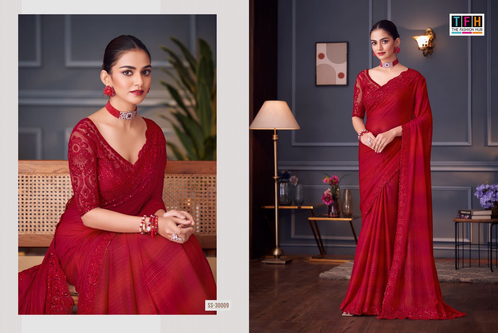 The Fashion Hub Sarees Are Crafted With Multiple High- Quality Fabric With Vibrant Color