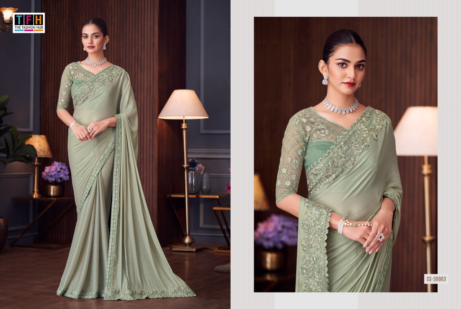 The Fashion Hub Sarees Are Crafted With Multiple High- Quality Fabric With Vibrant Color