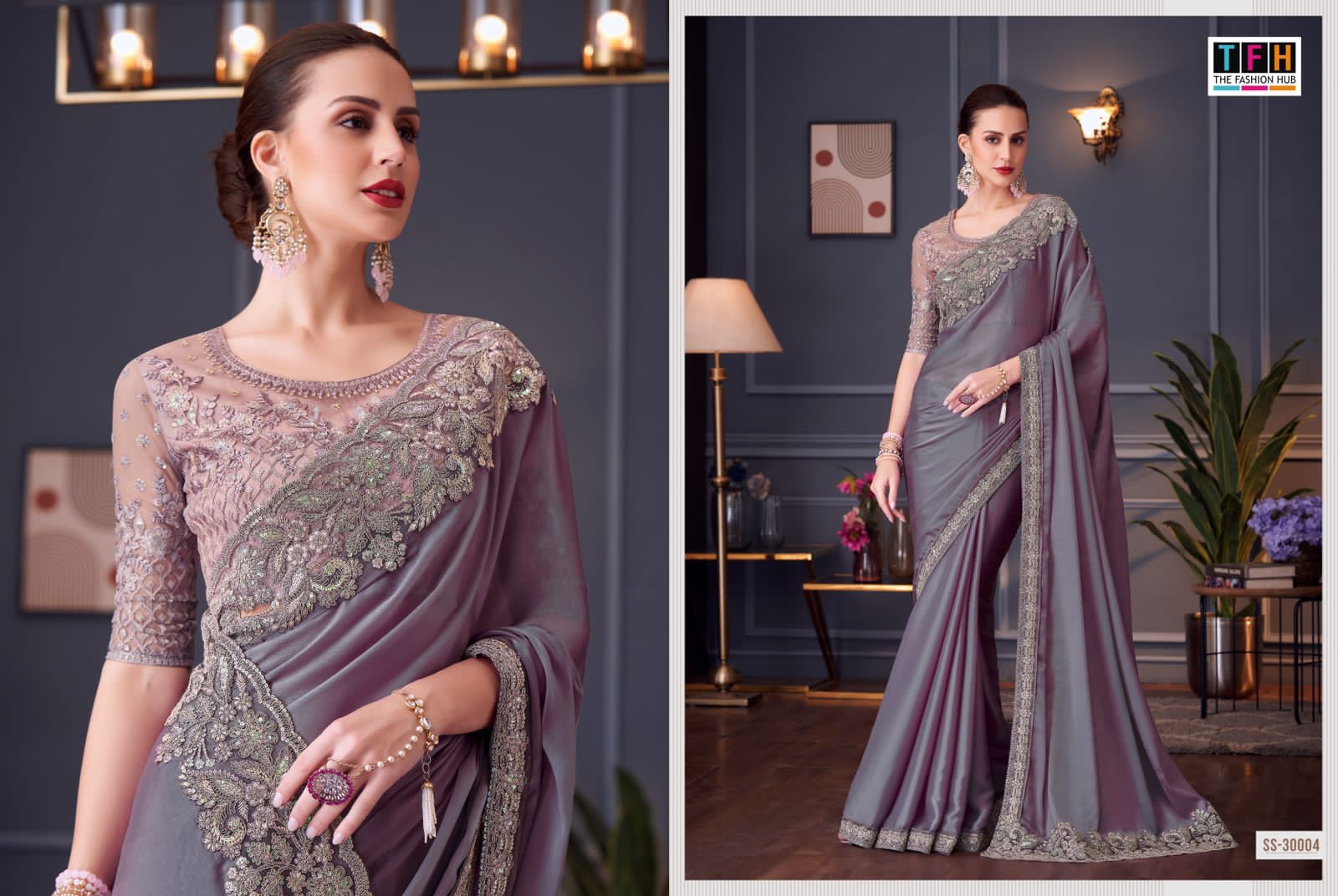 The Fashion Hub Sarees Are Crafted With Multiple High- Quality Fabric With Vibrant Color