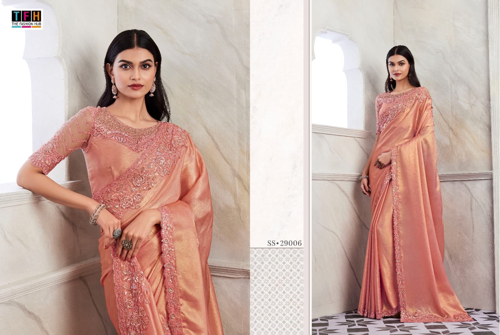 The Fashion Hub Sarees Are Crafted With High-Quality of Multiple Fabric Vibrant Color And Texture