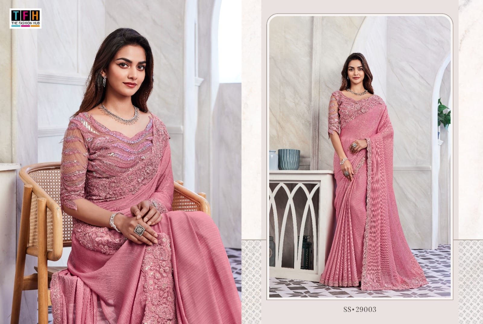 The Fashion Hub Sarees Are Crafted With High-Quality of Multiple Fabric Vibrant Color And Texture