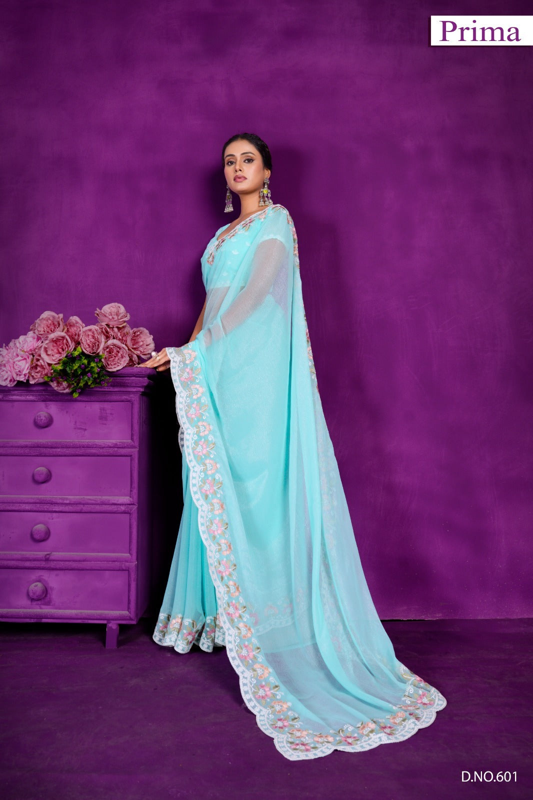 Prima Sarees Crafted From SIMAR Fabric Offer A Refined Blend Of Elegance And Durability