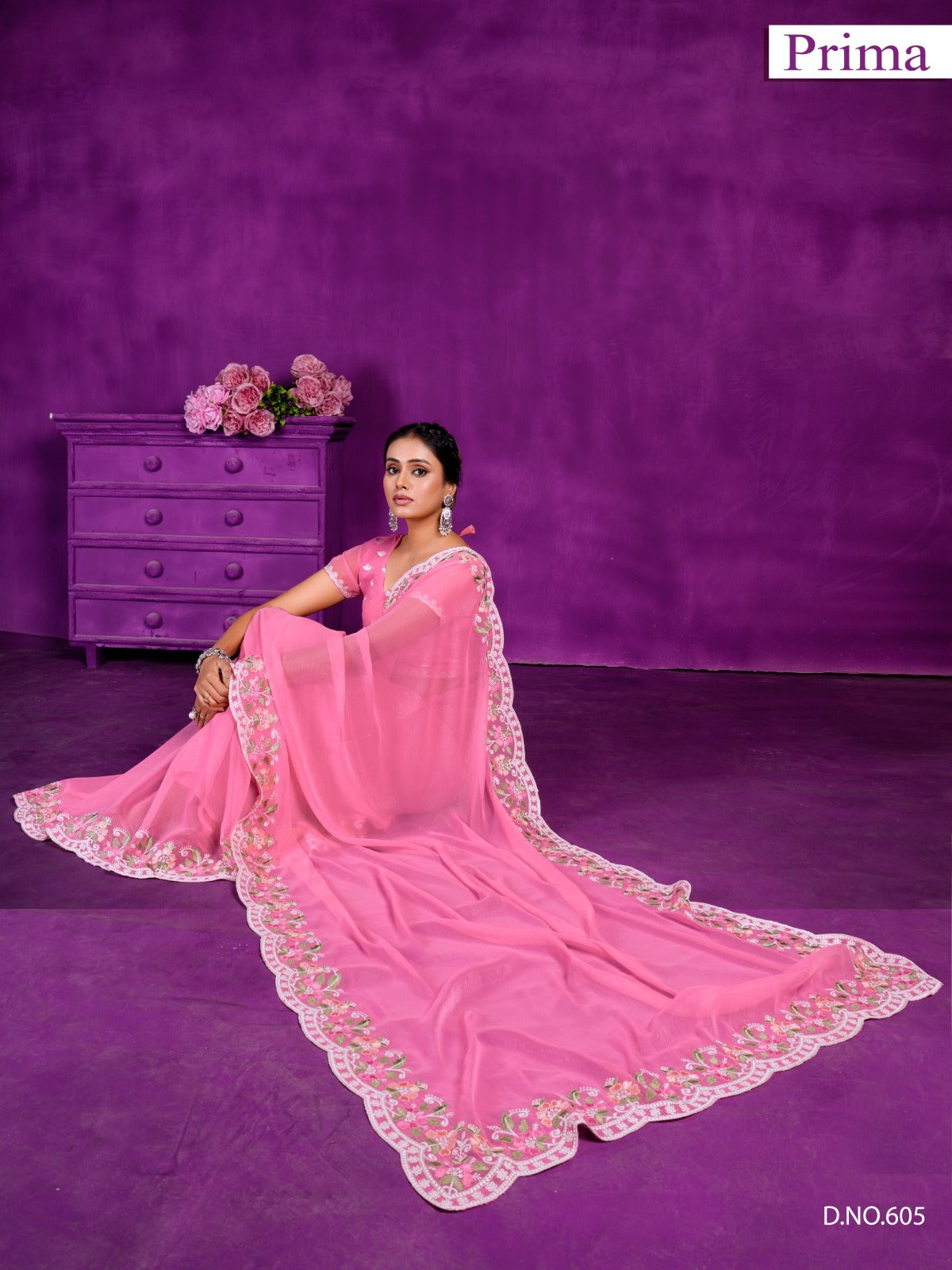 Prima Sarees Crafted From SIMAR Fabric Offer A Refined Blend Of Elegance And Durability