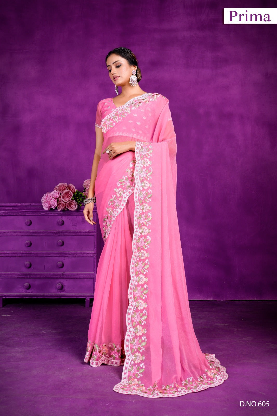 Prima Sarees Crafted From SIMAR Fabric Offer A Refined Blend Of Elegance And Durability