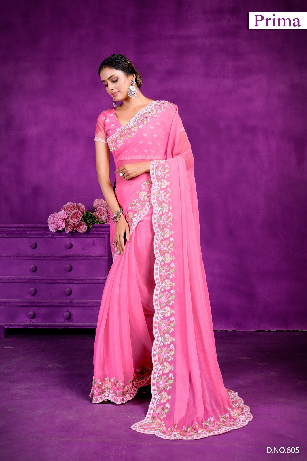 Prima Sarees Crafted From SIMAR Fabric Offer A Refined Blend Of Elegance And Durability