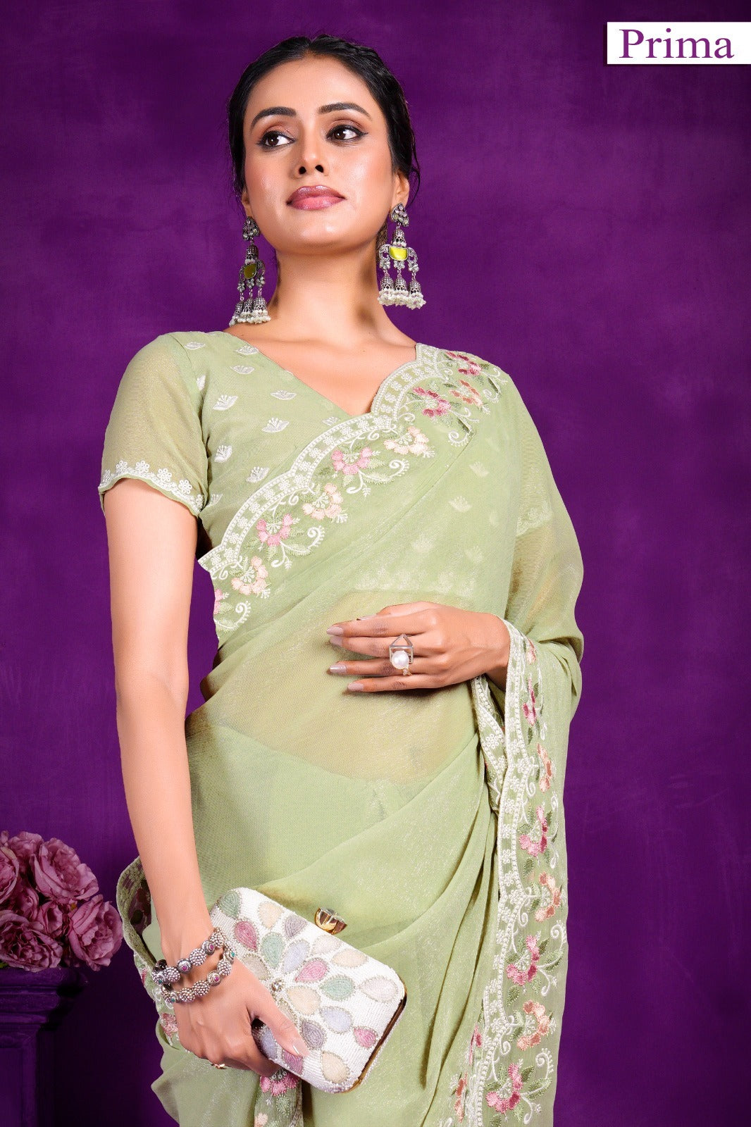 Prima Sarees Crafted From SIMAR Fabric Offer A Refined Blend Of Elegance And Durability