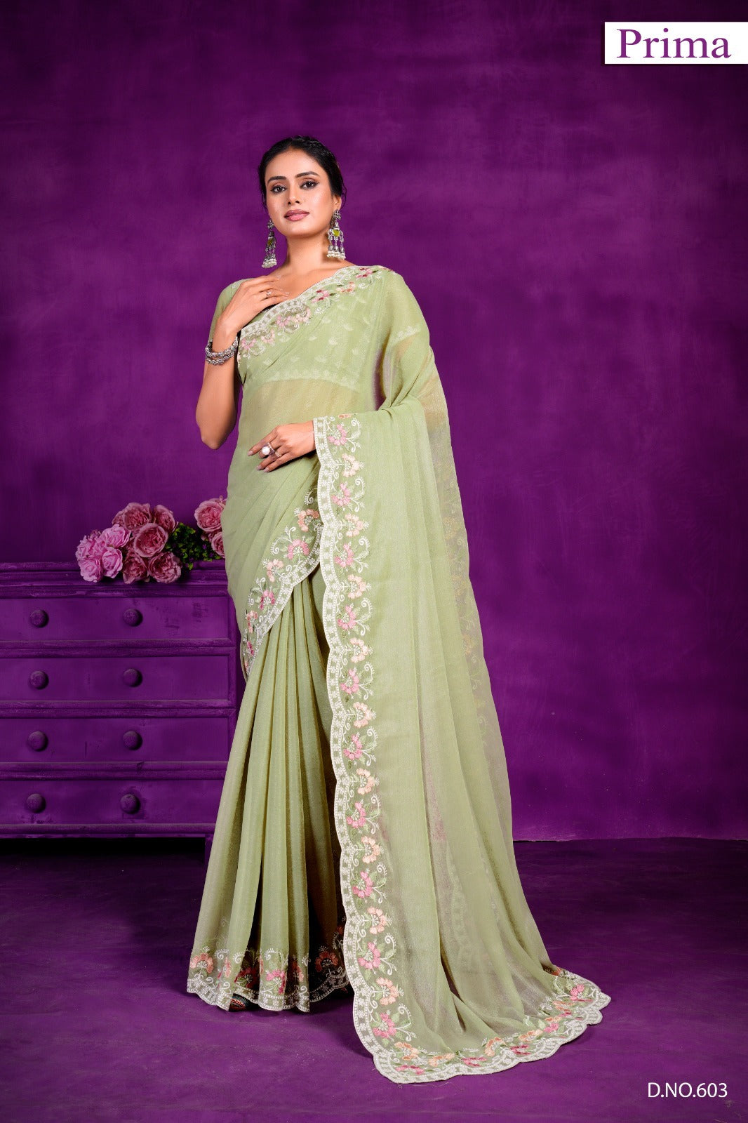 Prima Sarees Crafted From SIMAR Fabric Offer A Refined Blend Of Elegance And Durability