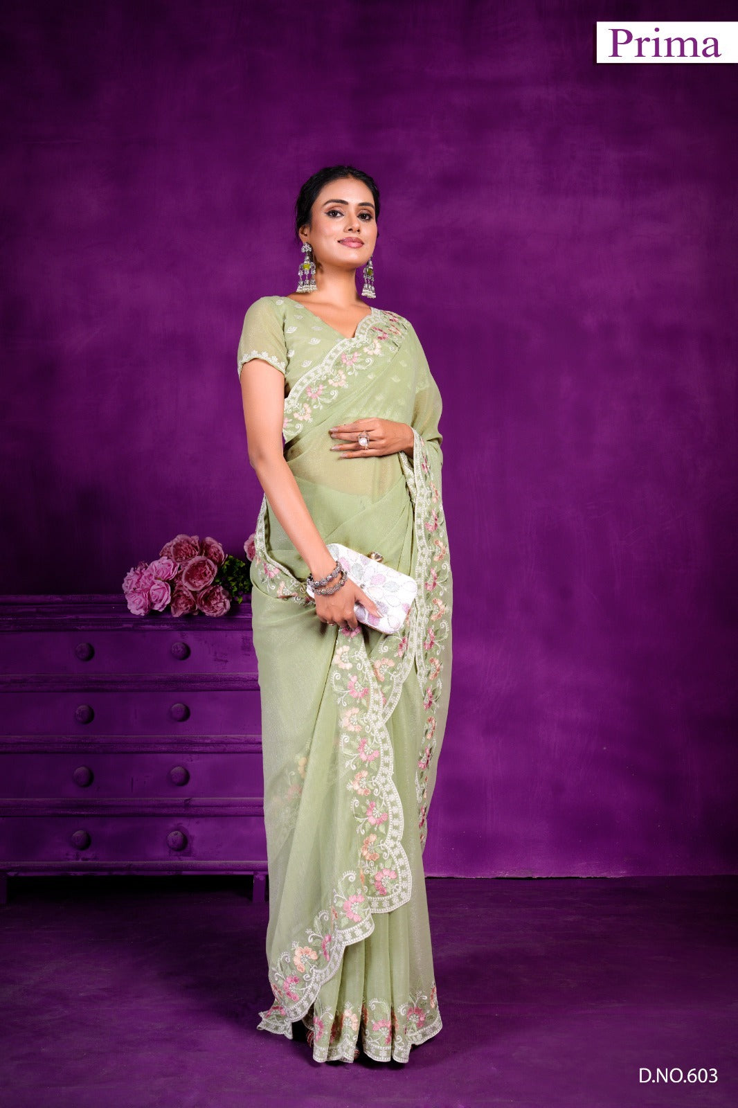 Prima Sarees Crafted From SIMAR Fabric Offer A Refined Blend Of Elegance And Durability