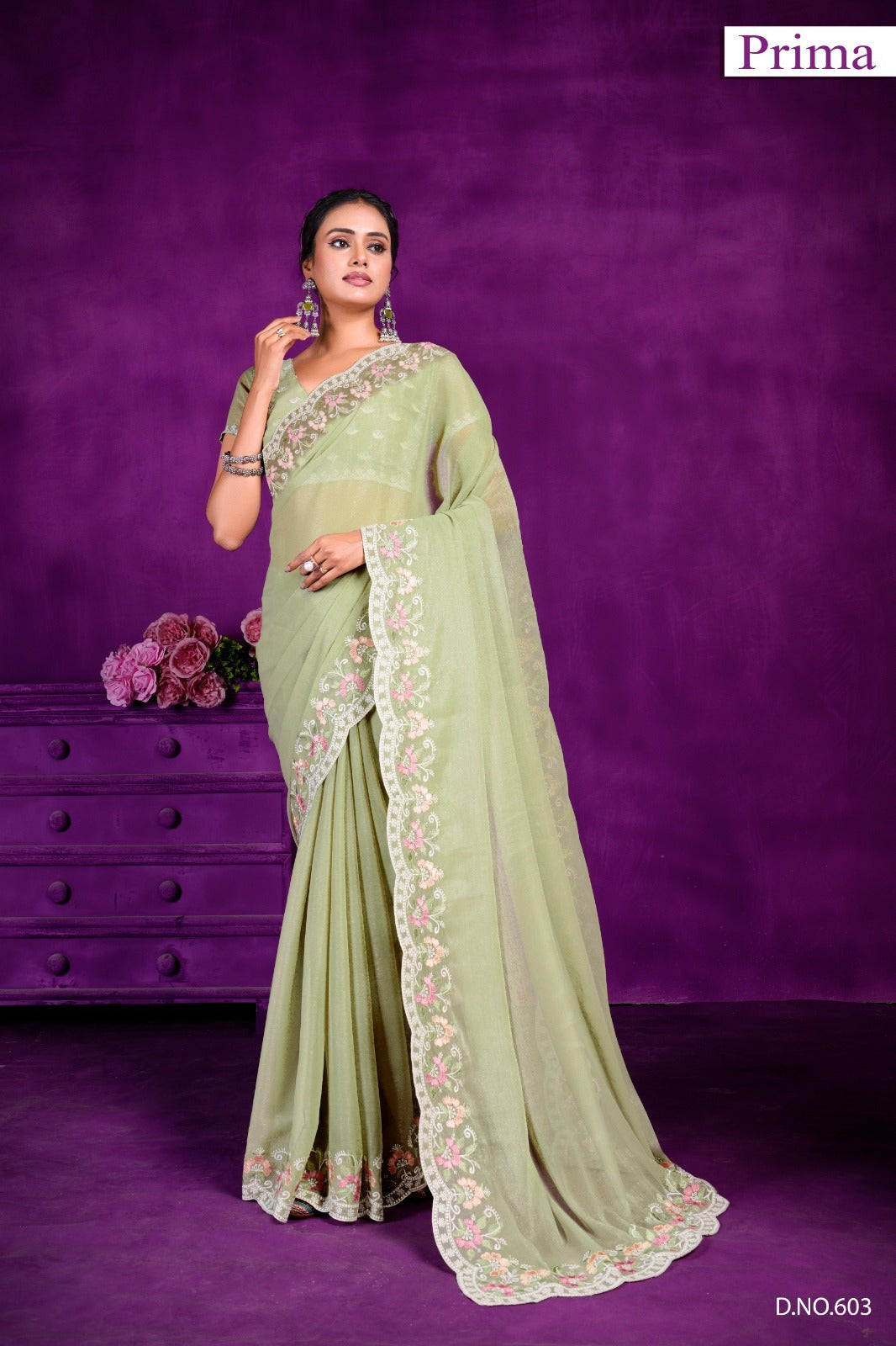 Prima Sarees Crafted From SIMAR Fabric Offer A Refined Blend Of Elegance And Durability