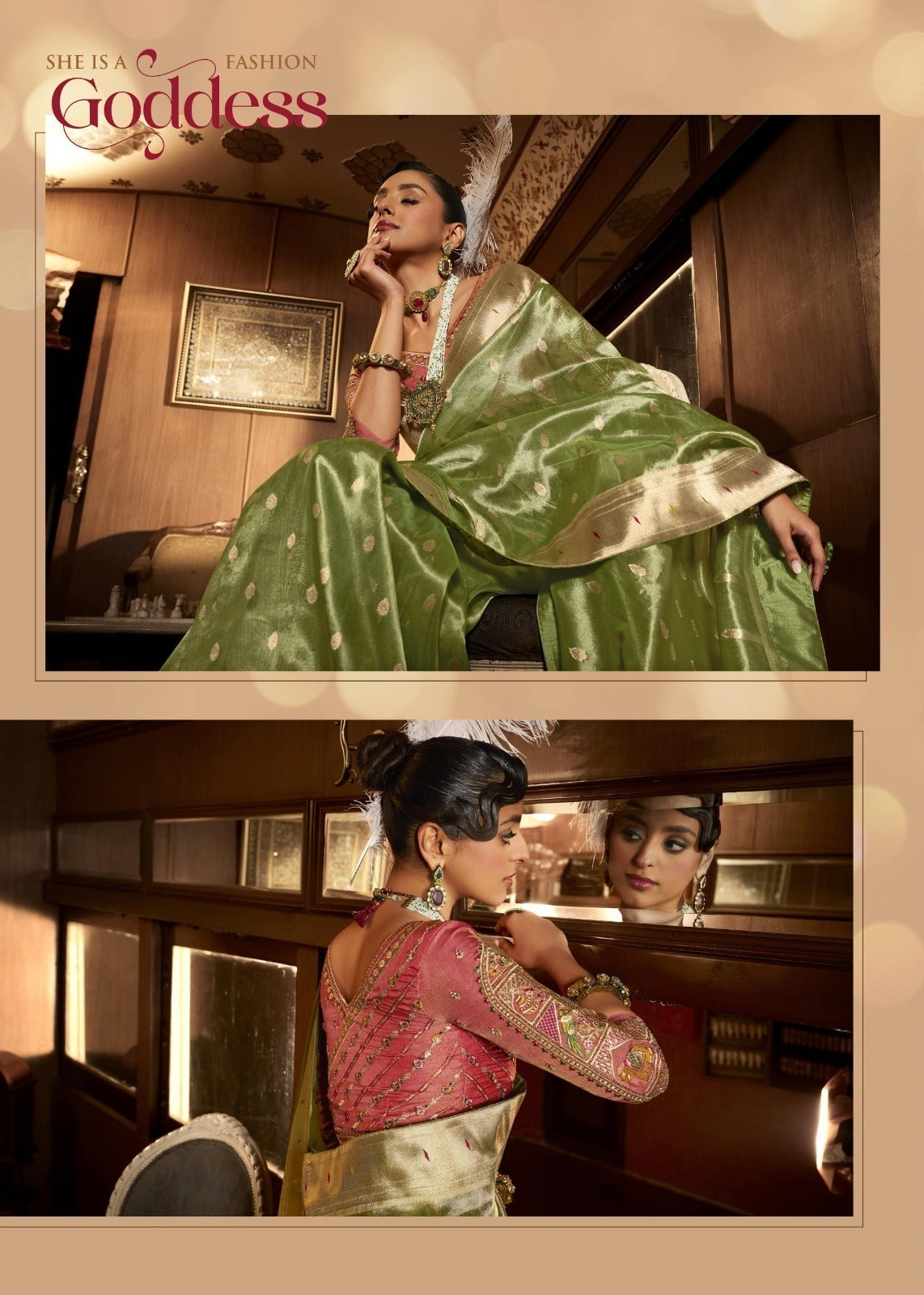 Koski Sarees Present A Luxurious Pure Tissue Paithani Saree