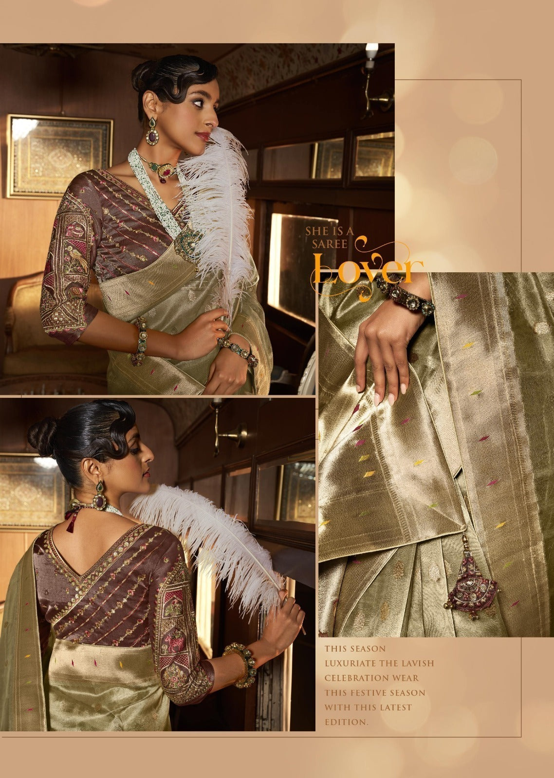 Koski Sarees Present A Luxurious Pure Tissue Paithani Saree