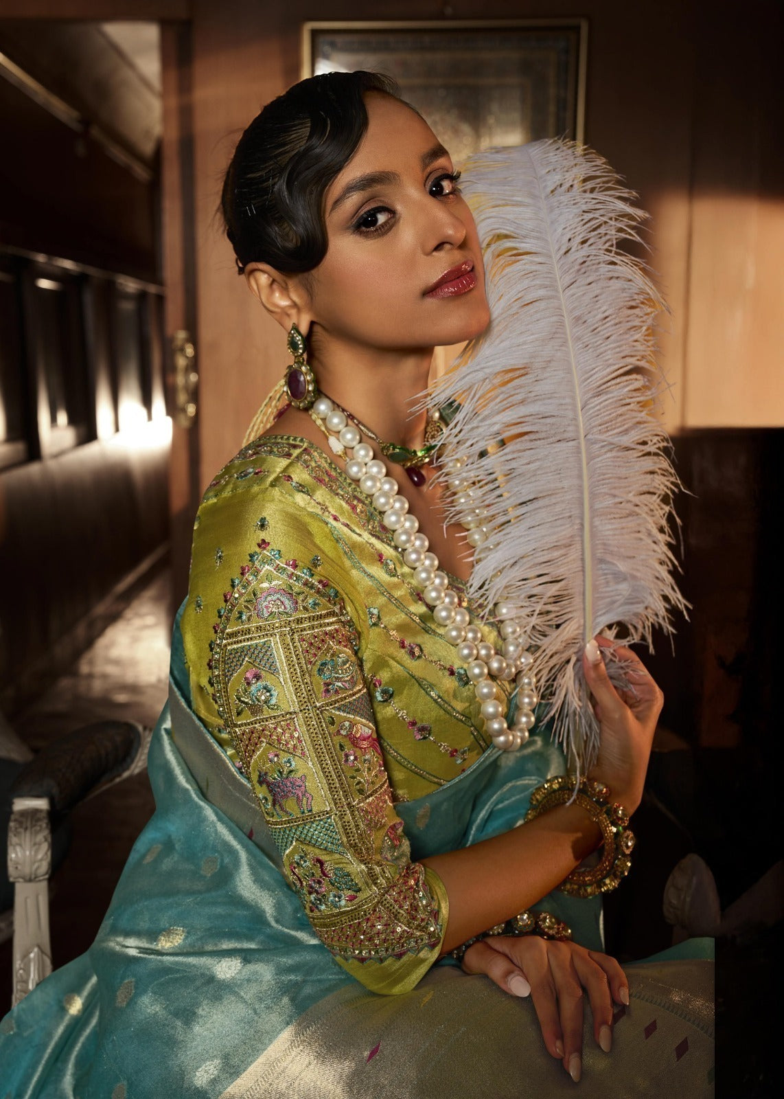 Koski Sarees Present A Luxurious Pure Tissue Paithani Saree