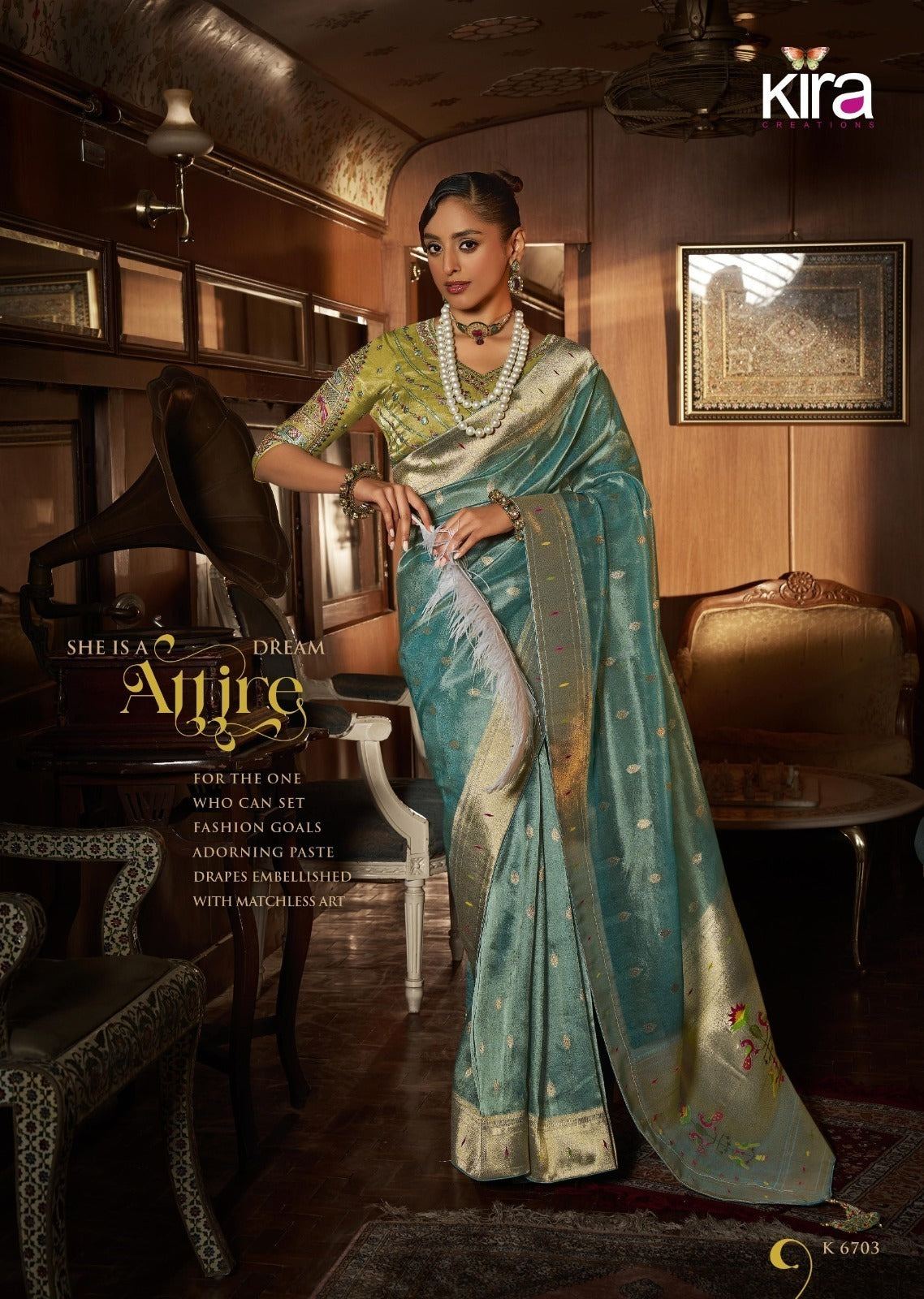 Koski Sarees Present A Luxurious Pure Tissue Paithani Saree