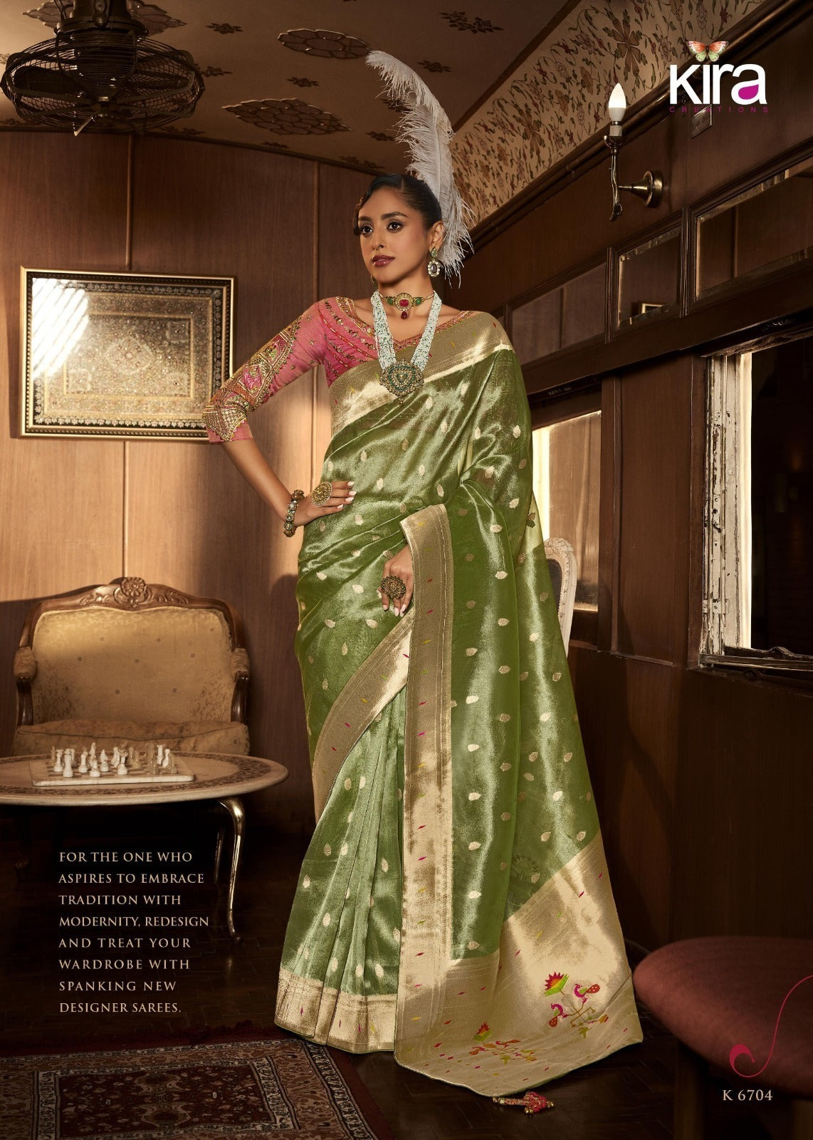 Koski Sarees Present A Luxurious Pure Tissue Paithani Saree
