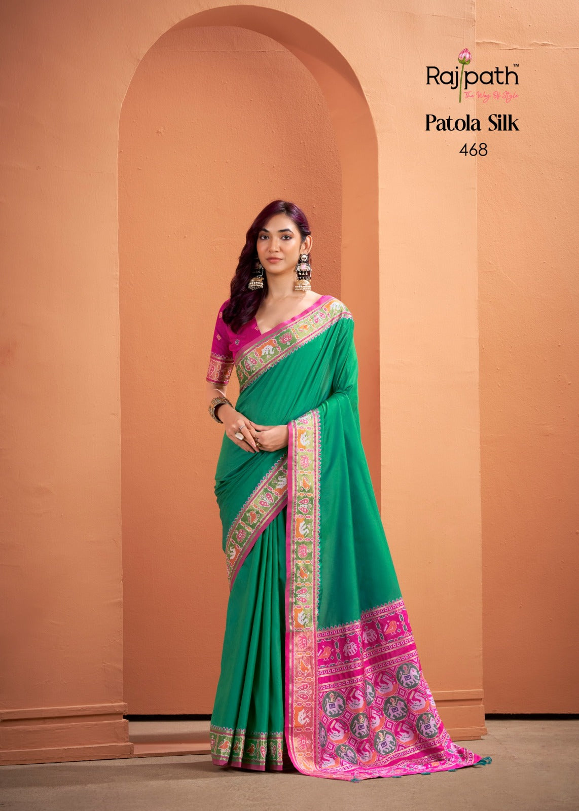 RajPath Fabrics Presents Exquisite Sarees Crafted From Premium Patola Silk