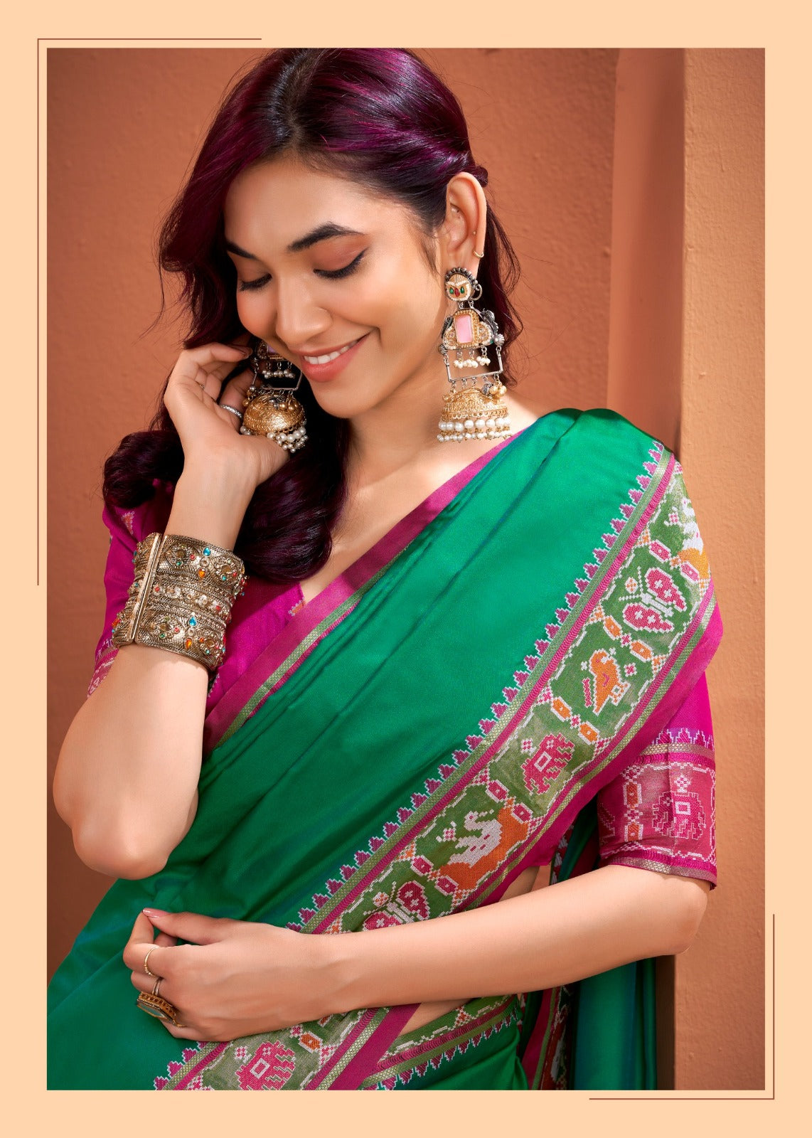 RajPath Fabrics Presents Exquisite Sarees Crafted From Premium Patola Silk