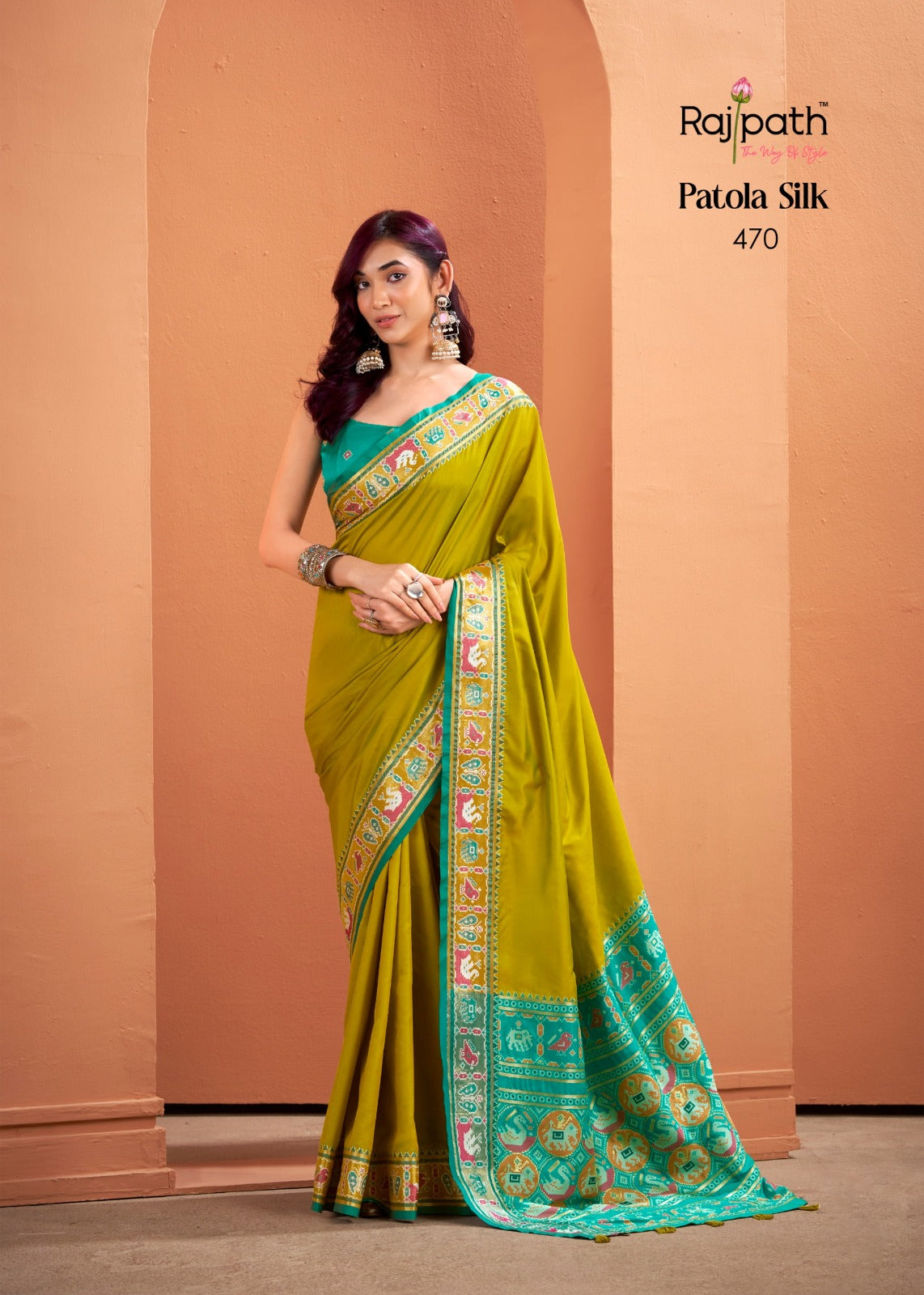 RajPath Fabrics Presents Exquisite Sarees Crafted From Premium Patola Silk