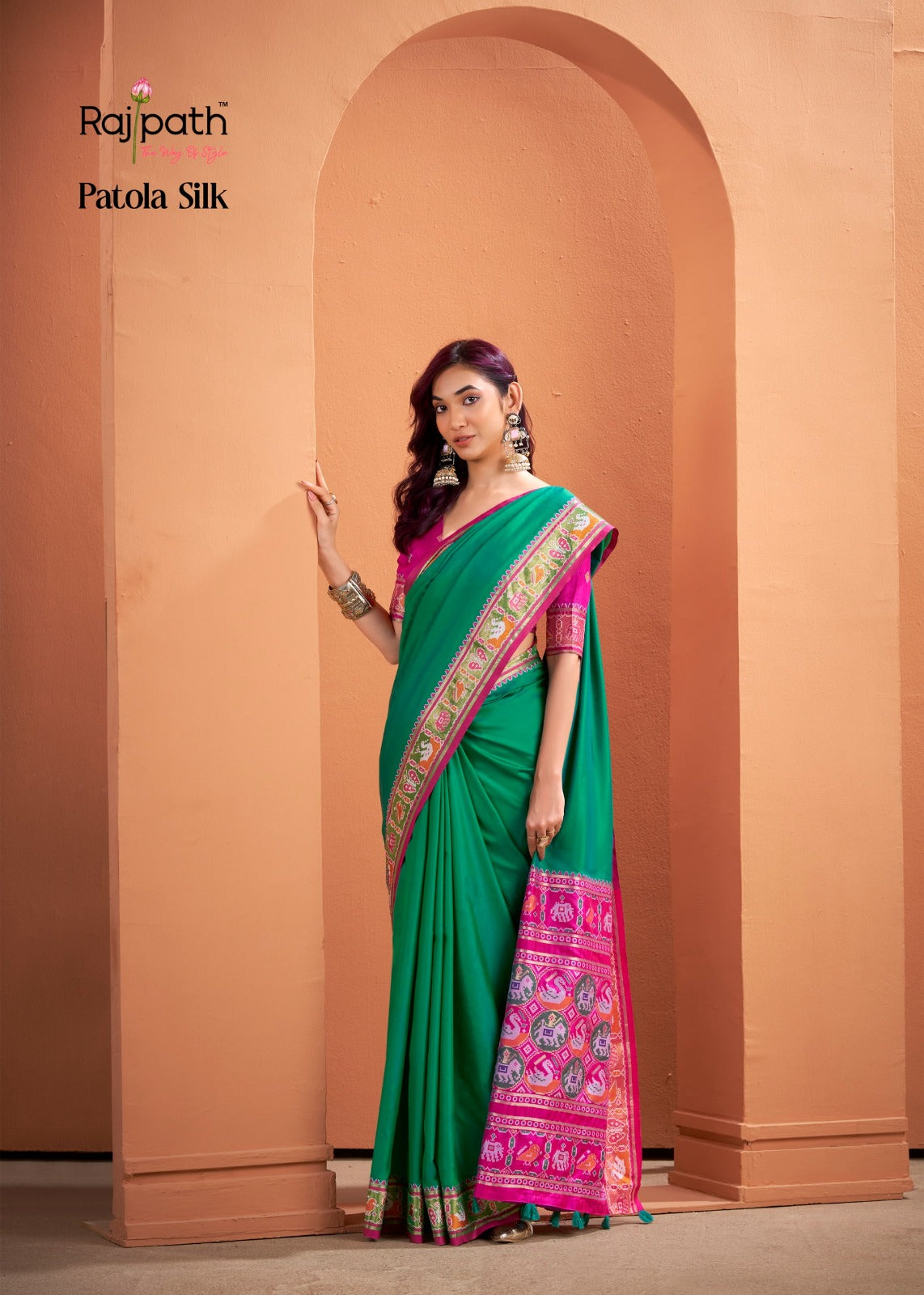 RajPath Fabrics Presents Exquisite Sarees Crafted From Premium Patola Silk