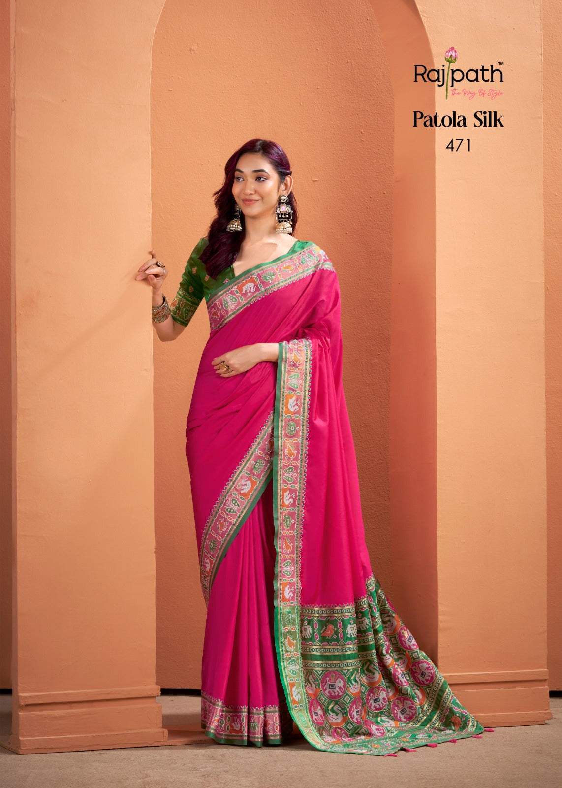 RajPath Fabrics Presents Exquisite Sarees Crafted From Premium Patola Silk