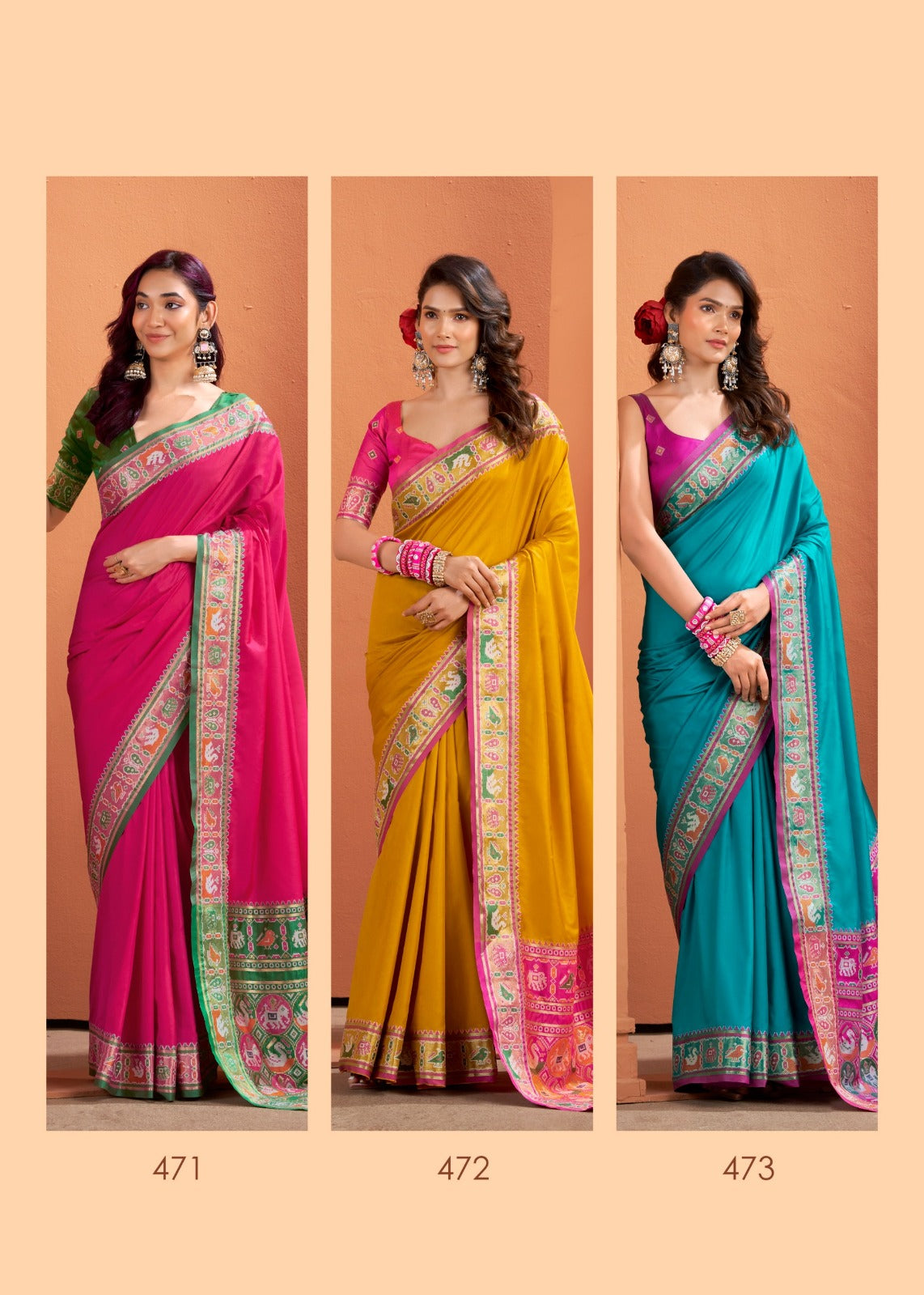 RajPath Fabrics Presents Exquisite Sarees Crafted From Premium Patola Silk