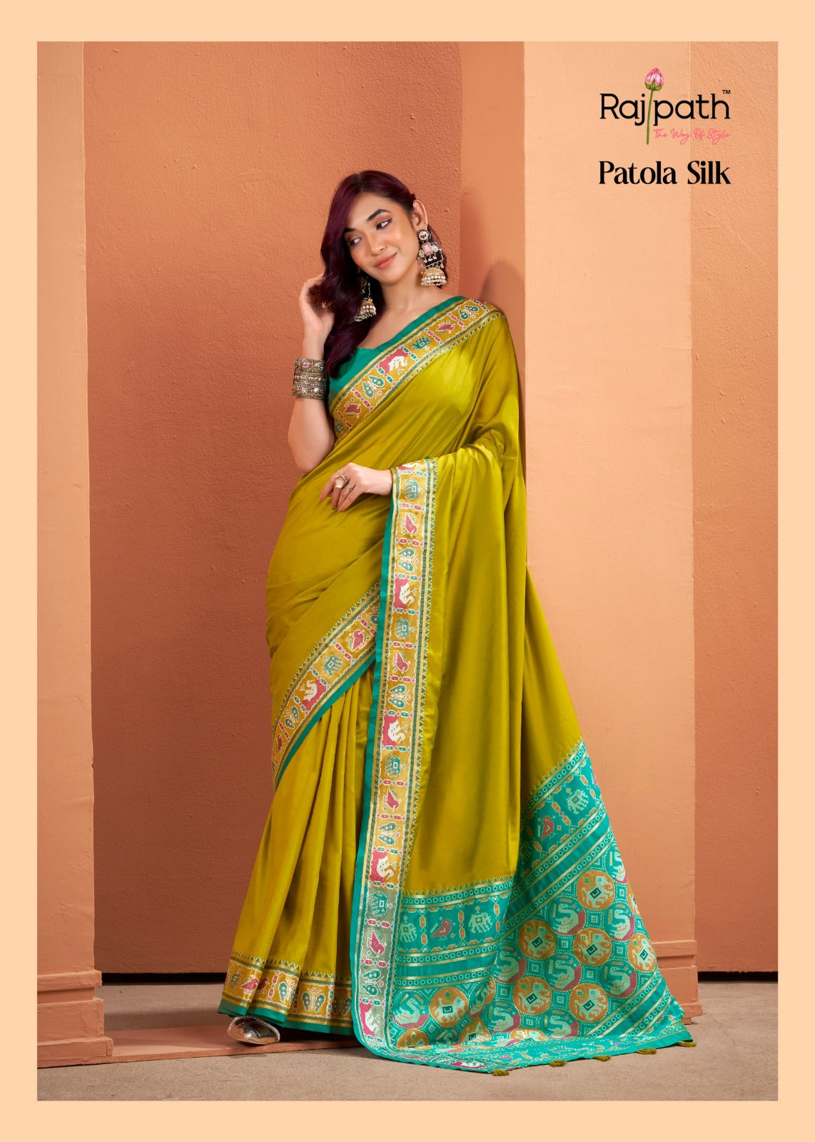 RajPath Fabrics Presents Exquisite Sarees Crafted From Premium Patola Silk