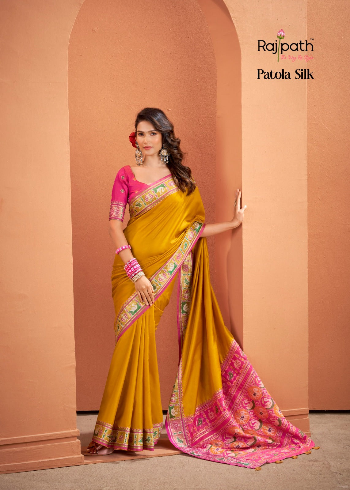 RajPath Fabrics Presents Exquisite Sarees Crafted From Premium Patola Silk