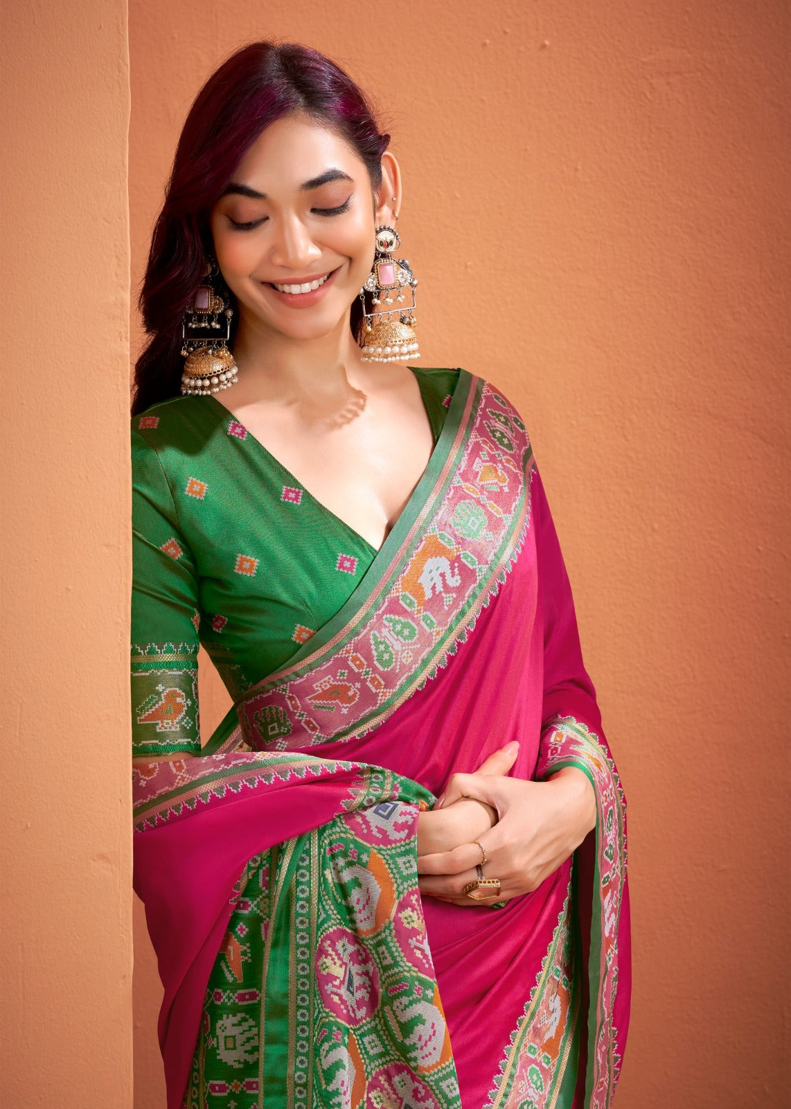 RajPath Fabrics Presents Exquisite Sarees Crafted From Premium Patola Silk