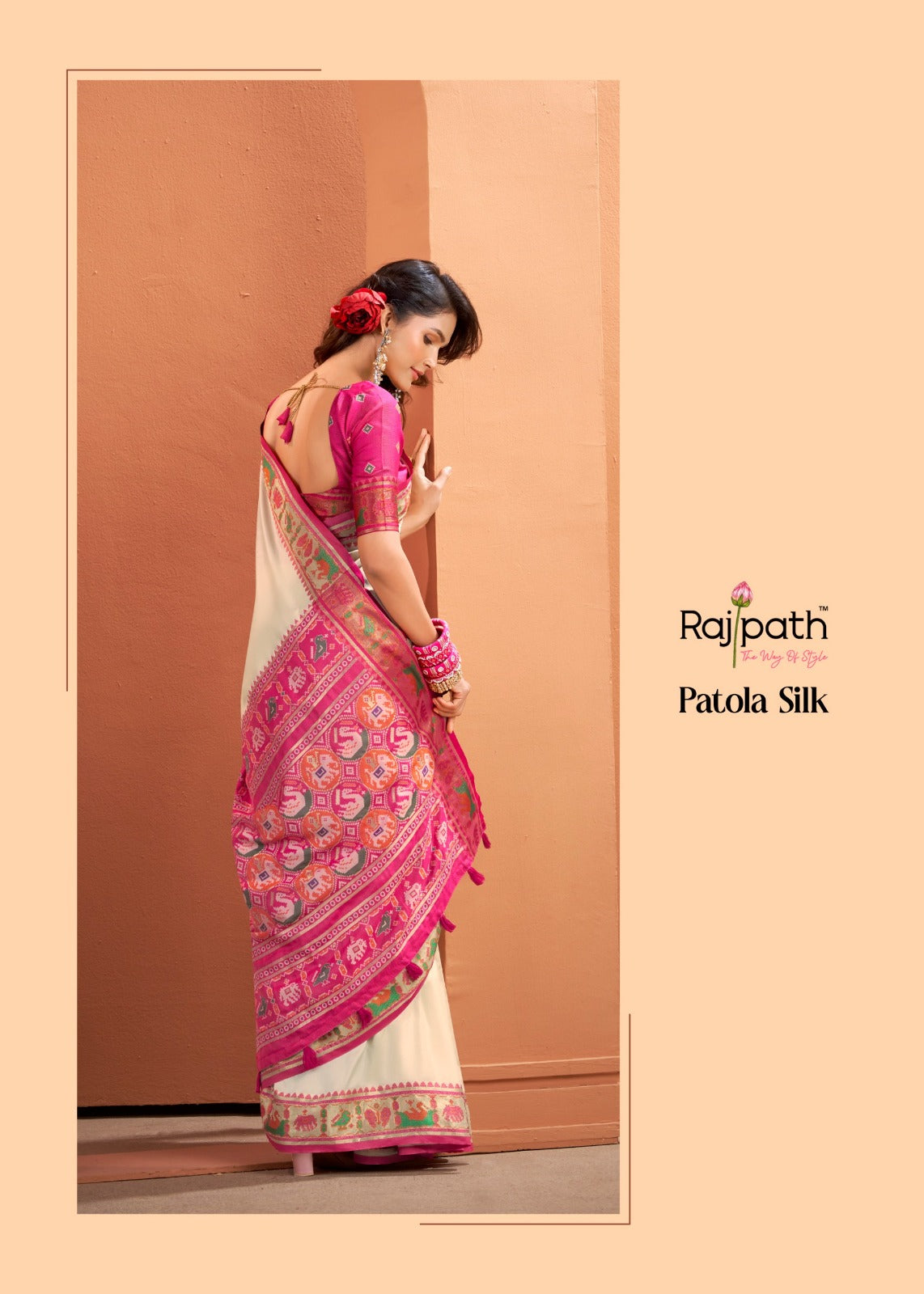 RajPath Fabrics Presents Exquisite Sarees Crafted From Premium Patola Silk