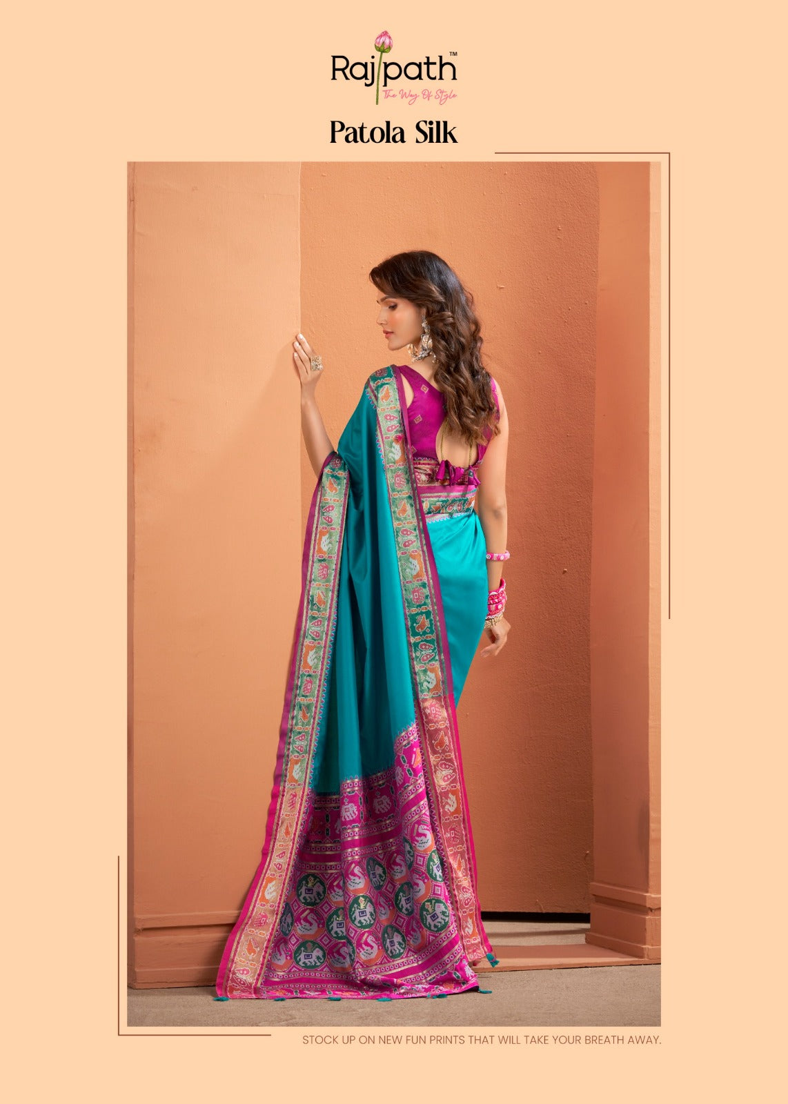 RajPath Fabrics Presents Exquisite Sarees Crafted From Premium Patola Silk