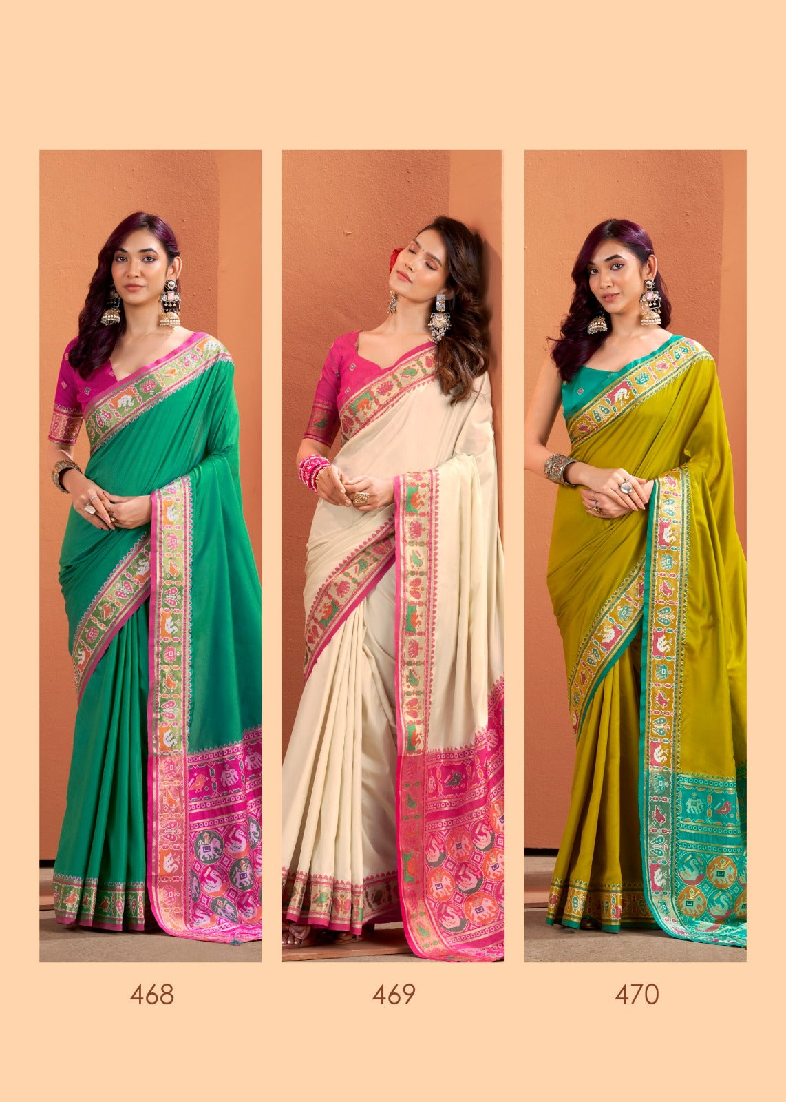 RajPath Fabrics Presents Exquisite Sarees Crafted From Premium Patola Silk