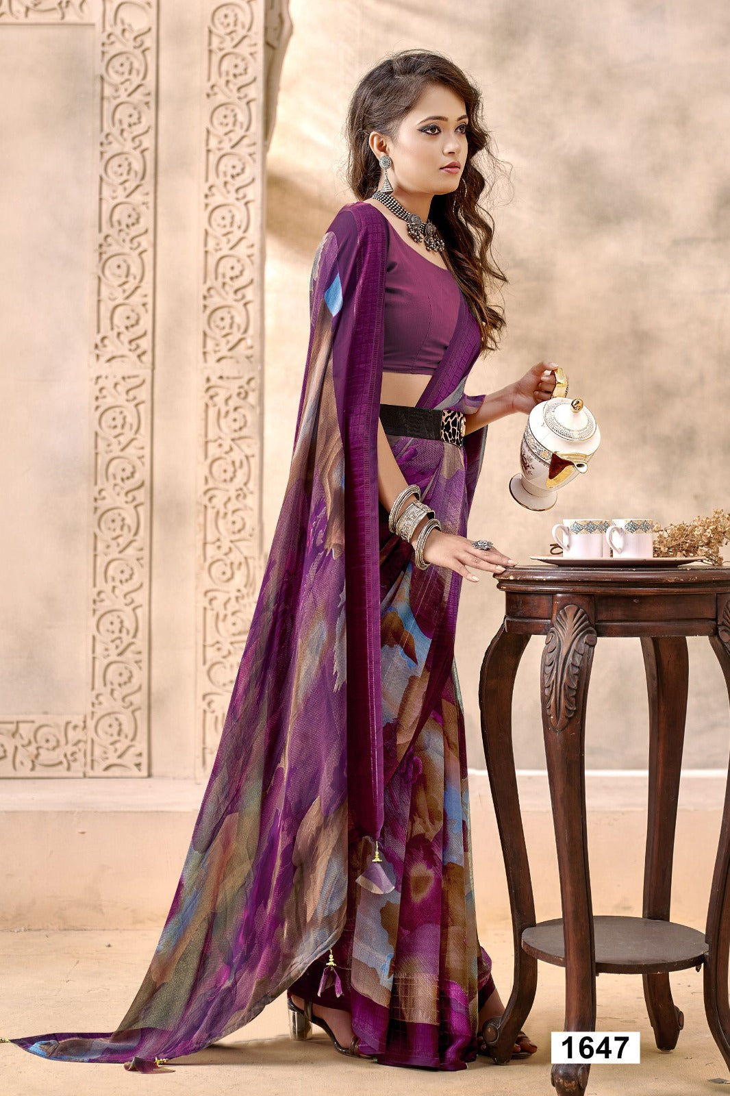 Vallabhi Lite Collection Sarees Crafted From Lightweight Georgette Fabric