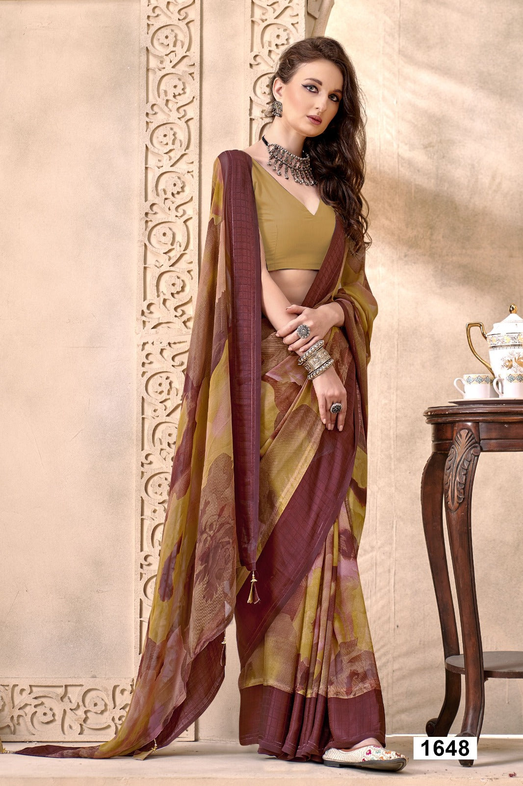 Vallabhi Lite Collection Sarees Crafted From Lightweight Georgette Fabric