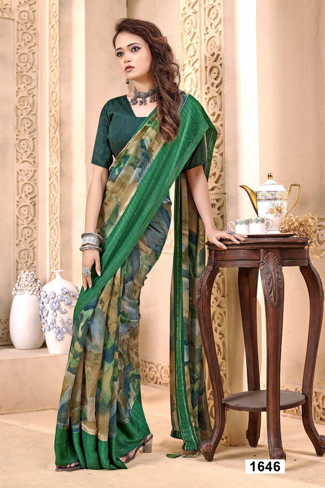 Vallabhi Lite Collection Sarees Crafted From Lightweight Georgette Fabric
