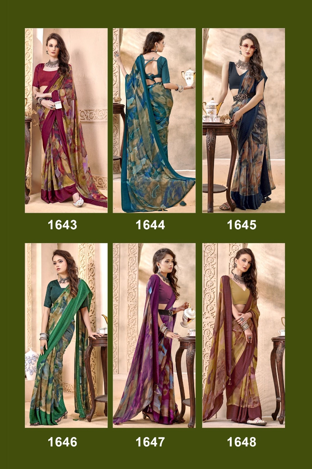 Vallabhi Lite Collection Sarees Crafted From Lightweight Georgette Fabric