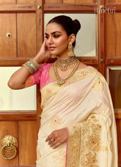 Kimora Sarees Are Crafted From Pure Viscose Fabric, Ensuring A Smooth And Breathable Feel