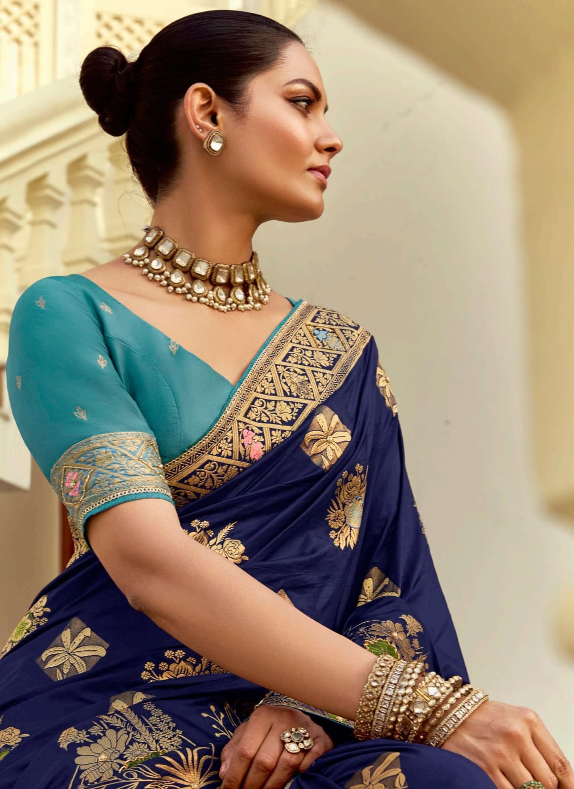 Kimora Sarees Are Crafted From Pure Viscose Fabric, Ensuring A Smooth And Breathable Feel