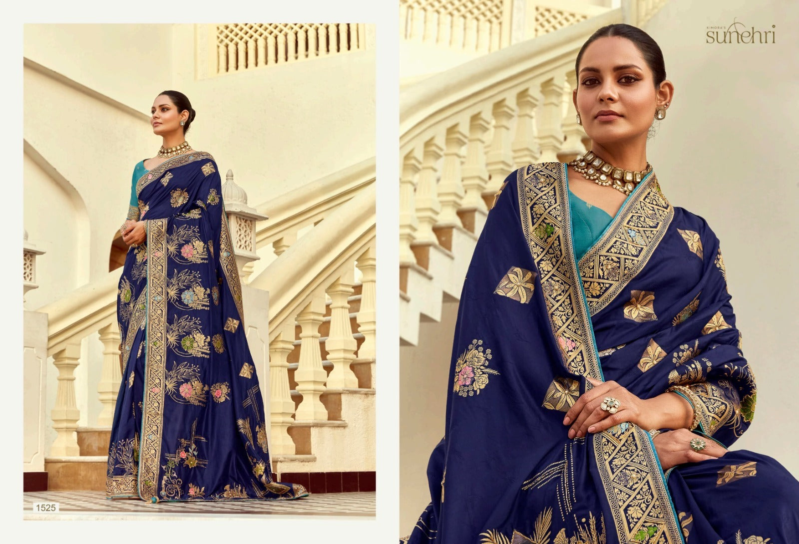 Kimora Sarees Are Crafted From Pure Viscose Fabric, Ensuring A Smooth And Breathable Feel