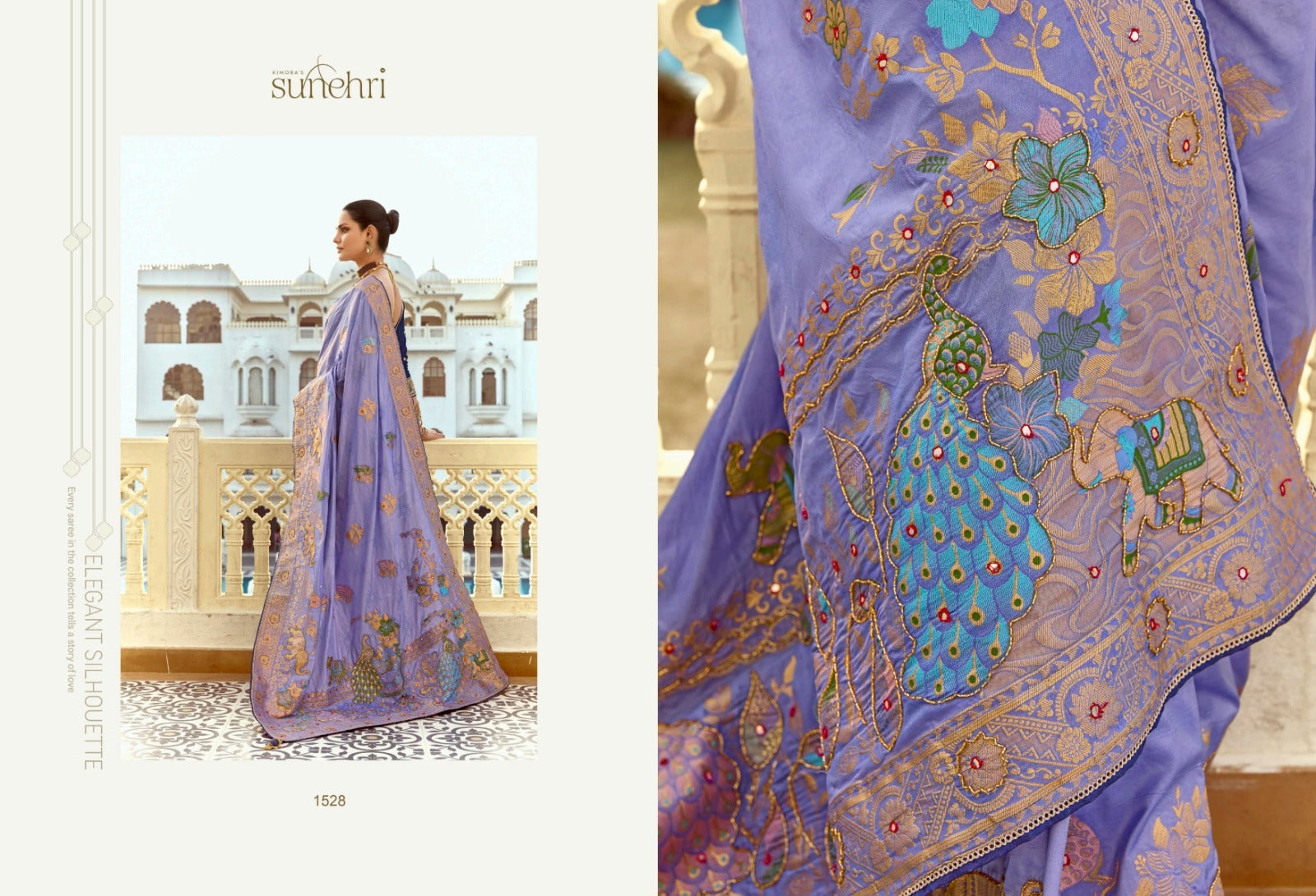 Kimora Sarees Are Crafted From Pure Viscose Fabric, Ensuring A Smooth And Breathable Feel