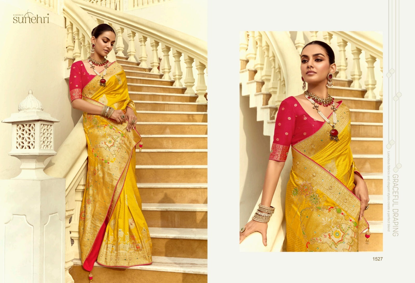 Kimora Sarees Are Crafted From Pure Viscose Fabric, Ensuring A Smooth And Breathable Feel