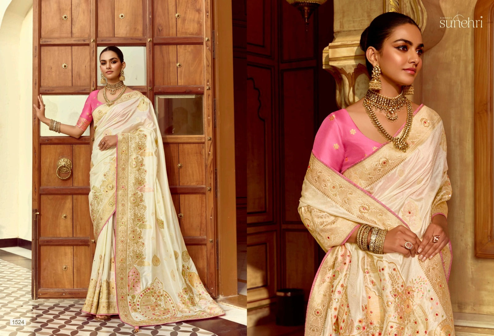Kimora Sarees Are Crafted From Pure Viscose Fabric, Ensuring A Smooth And Breathable Feel
