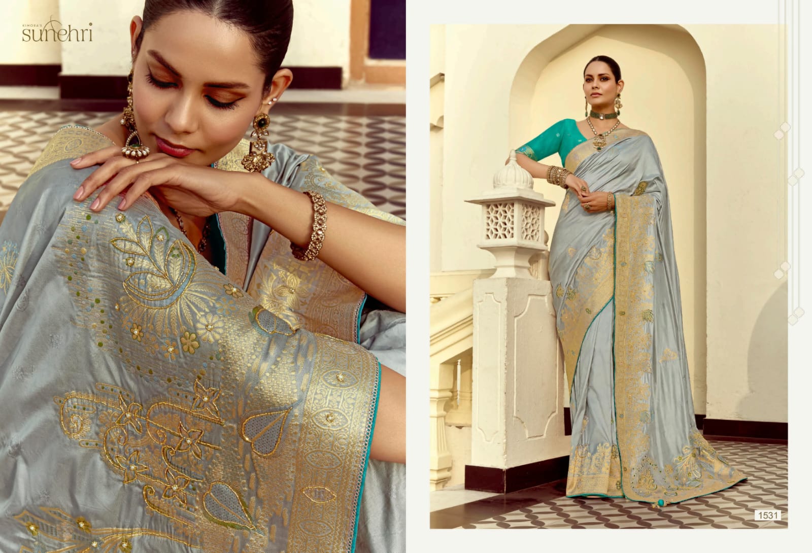 Kimora Sarees Are Crafted From Pure Viscose Fabric, Ensuring A Smooth And Breathable Feel