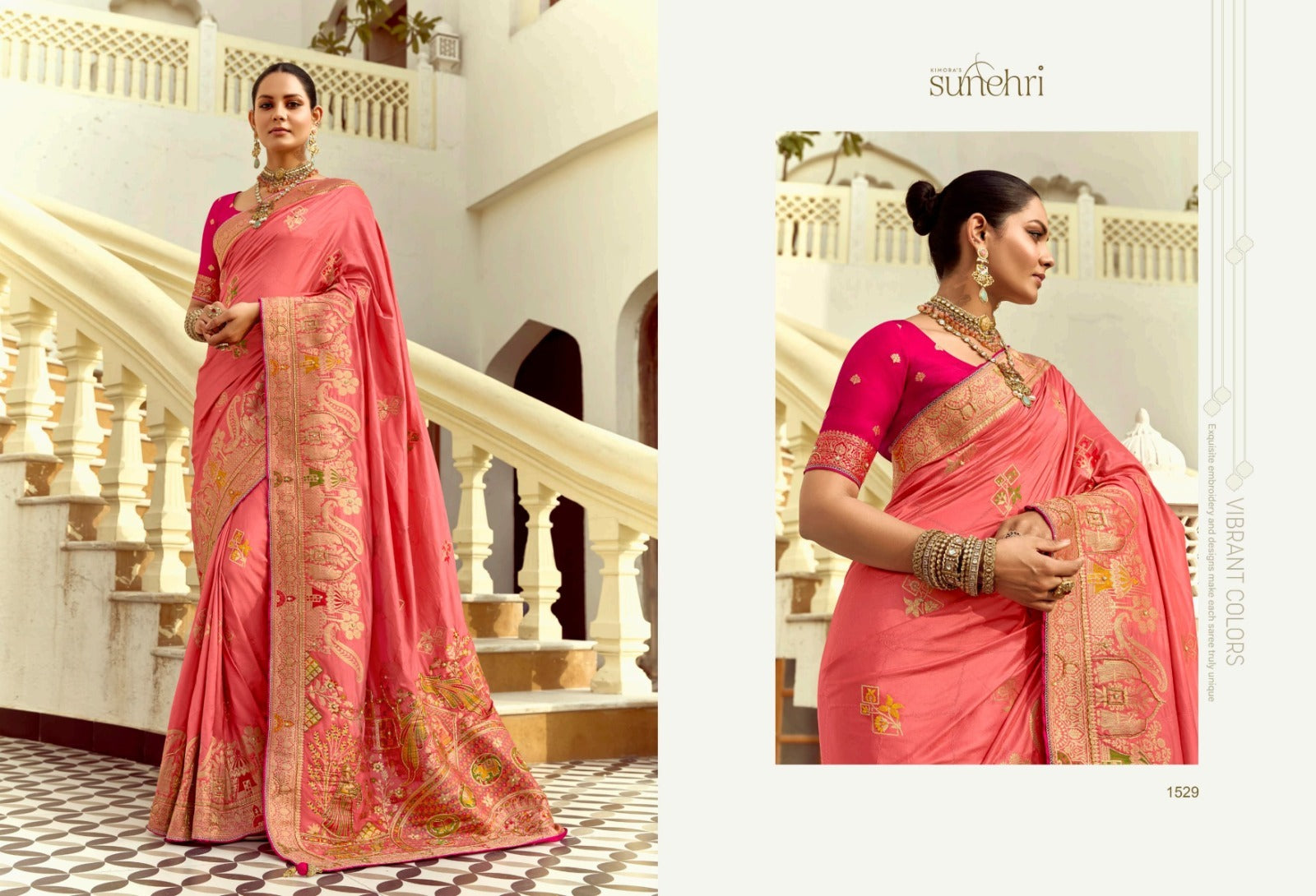 Kimora Sarees Are Crafted From Pure Viscose Fabric, Ensuring A Smooth And Breathable Feel
