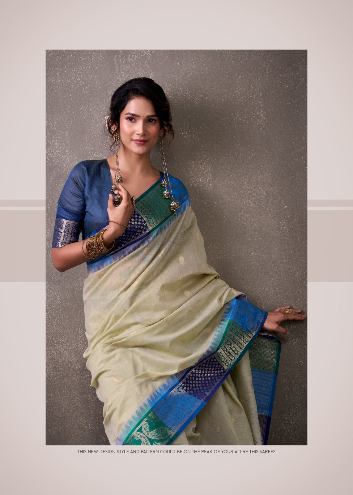 RajPath Fabric Sarees Collection Are Crafted With Breathability Cotton With Rainbow Weaving