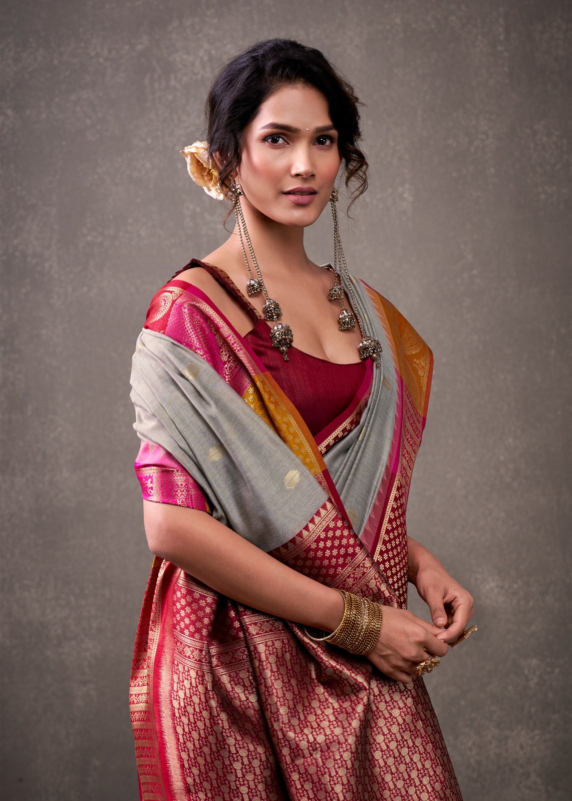 RajPath Fabric Sarees Collection Are Crafted With Breathability Cotton With Rainbow Weaving
