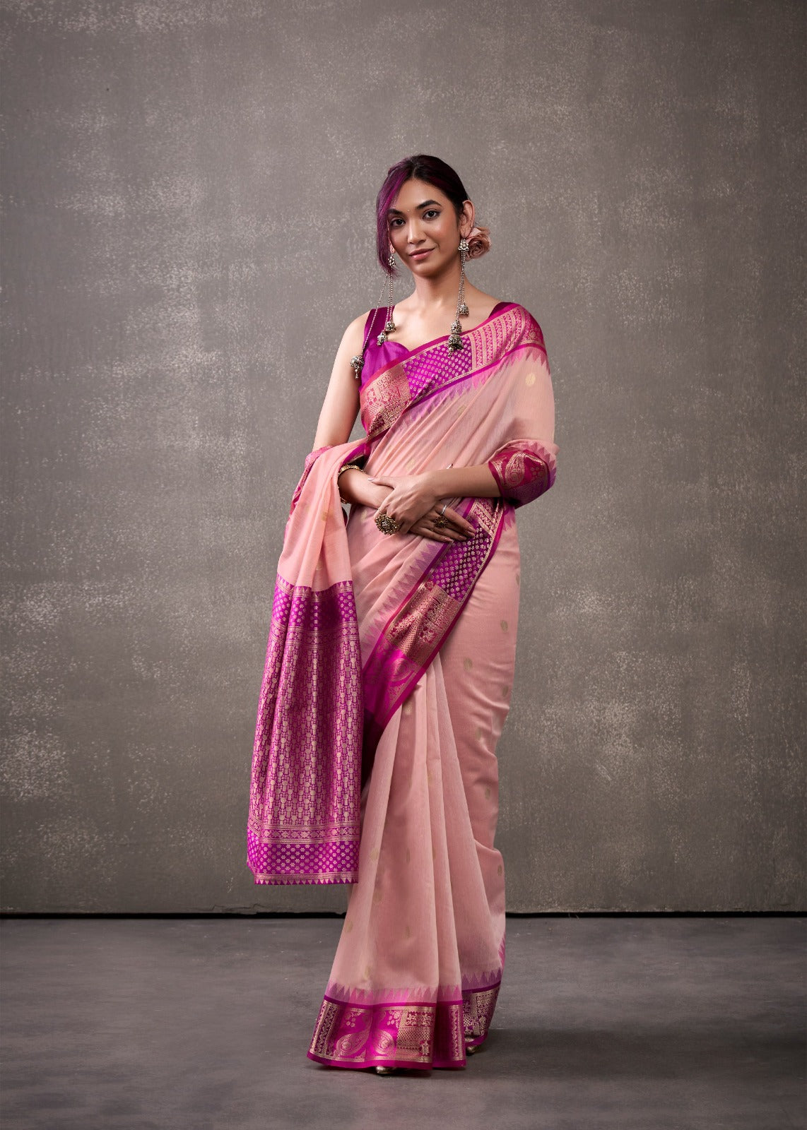 RajPath Fabric Sarees Collection Are Crafted With Breathability Cotton With Rainbow Weaving