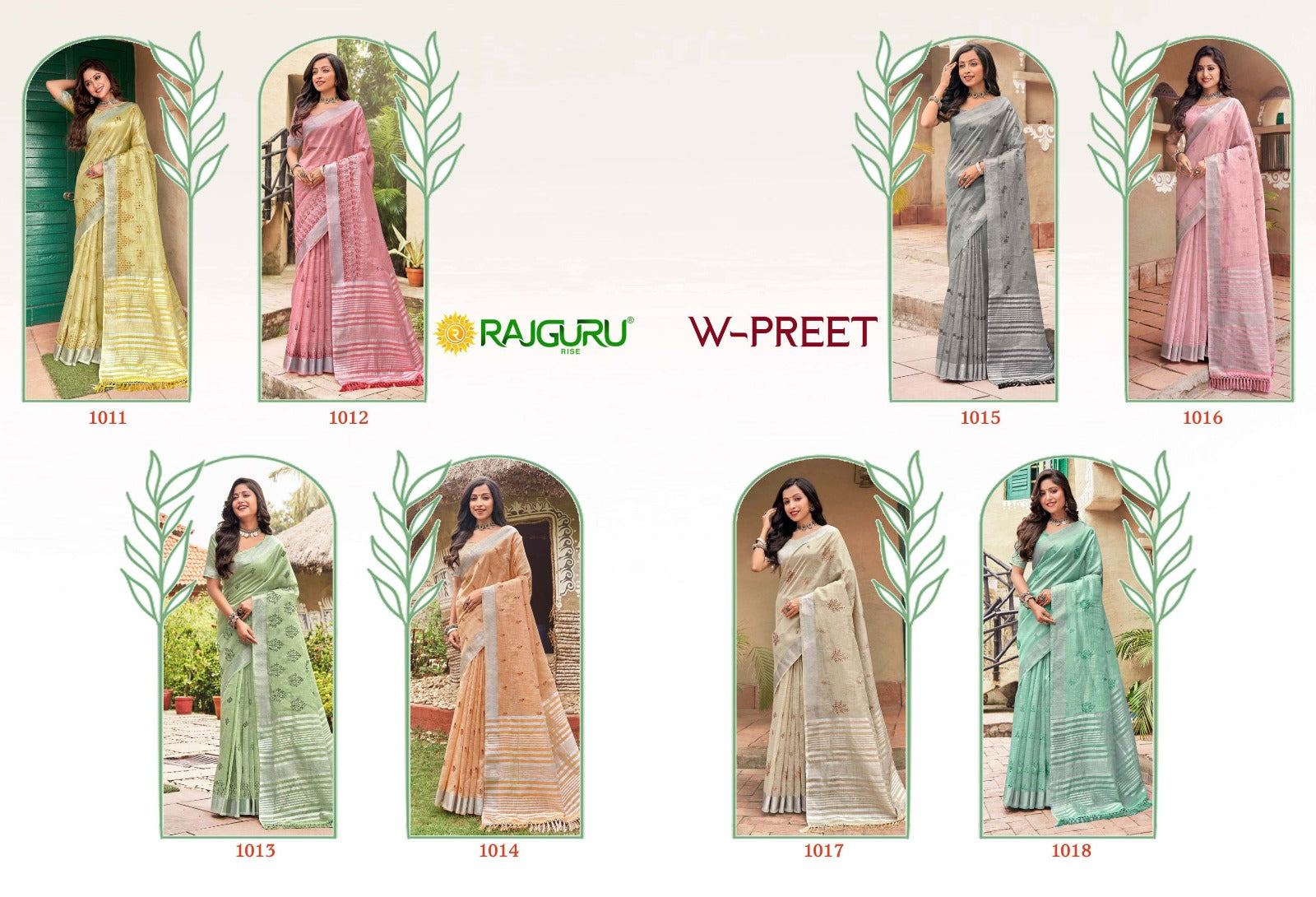 Rathotsav Sarees with Linen blend elegance and comfort, offering a lightweight and breathable fabric