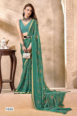 The Vallabhi Lite Collection Presents Sarees Made From Soft Moss Georgette abric With Bandhani Pattern