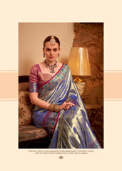 RajPath Fabrics Sarees Crafted With Tissue Silk Offer A Delicate Blend Of Elegance And Comfort